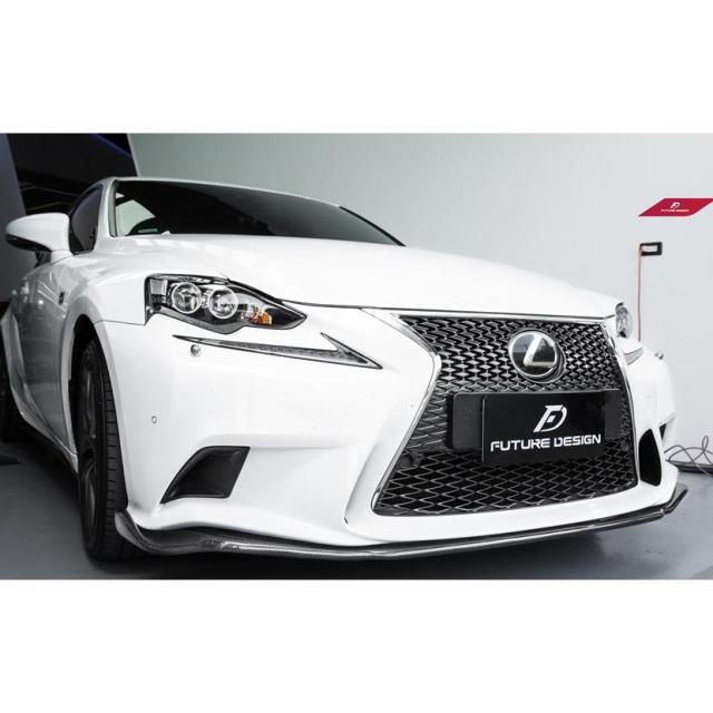 LEXUS IS350 IS300h IS250 IS200t F-SPORTバンパー用リップスポイラー 本物Carbon カーボン_1