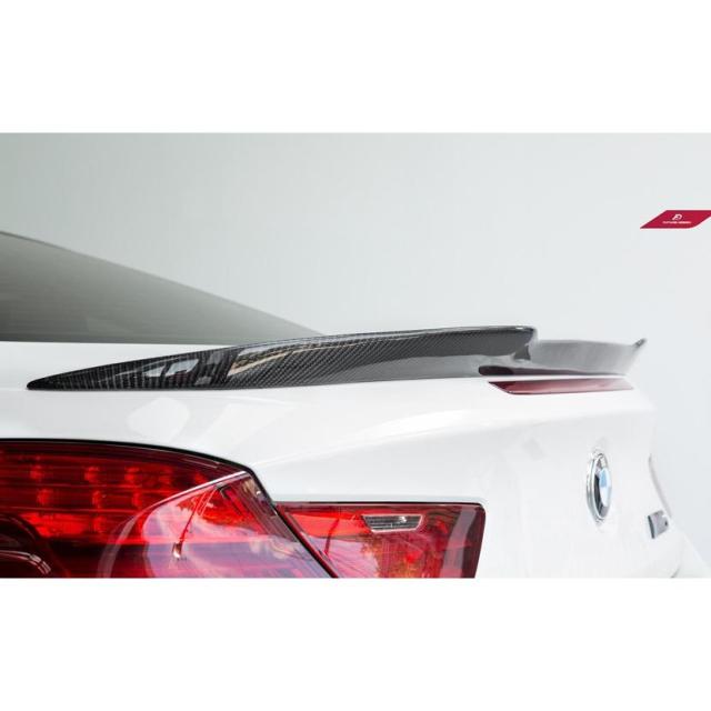 BMW 6シリーズ F06 F13 M6 Mスポーツバンパー用カーボン リアスポイラー DryCarbon ドライカーボン パフォーマンス V スタイル