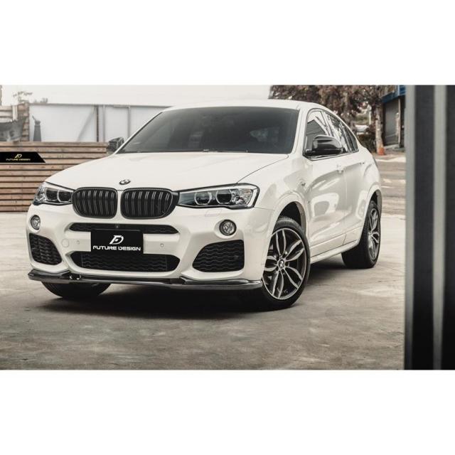 BMW Xシリーズ F26 X4 M-TECH フロント用カーボン リップスポイラー DryCarbon ドライカーボン パフォーマンス DD_1
