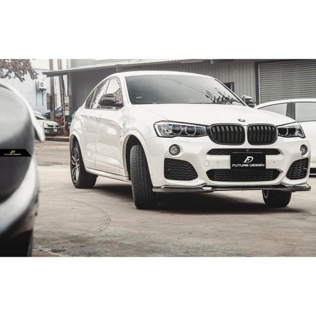 BMW Xシリーズ F26 X4 M-TECH フロント用カーボン リップスポイラー DryCarbon ドライカーボン パフォーマンス DD_3