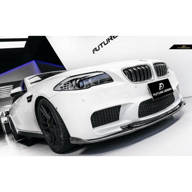 BMW 5シリーズ F10 M5ルックフロントバンパー用リップスポイラー カーボン ドライカーボン DryCarbon パフォーマンス H スタイル