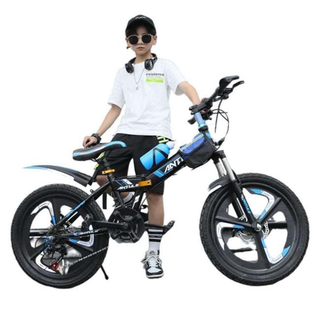 22インチの男の子と女の子の自転車子供用折りたたみ自転車学生用可変速マウンテンバイク敏感なブレーキの通販は