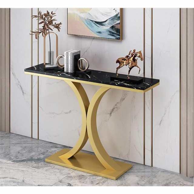 サイドテーブル コンソールテーブル ．玄関テーブル 花台 アンティーク調デザイン