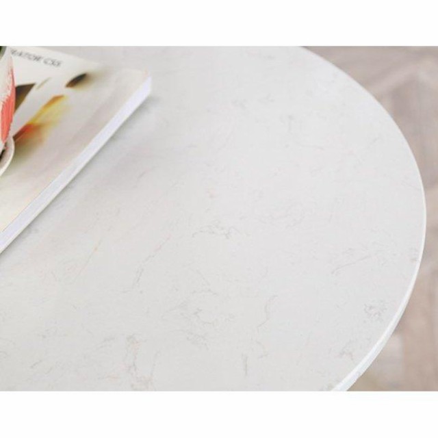 北欧風ソファサイドシェルフ 大理石製コーヒーテーブル ベッドサイドテーブル 丸型テーブル 飾り台 花台 アンティーク
