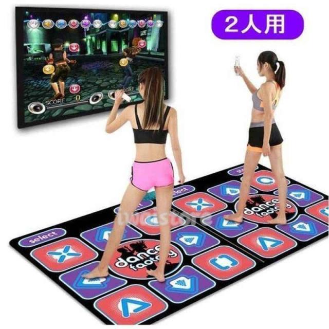 2人用 ダンスパッド ノンスリップ 耐久性 耐摩耗性 ダンスステップ ダンスマットパッド ダンサーブランケット テレビ用 高感度 ステップマニア 滑り止め 8,512円