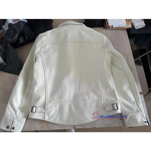 特売！カウハイド ナチュラルレザー シングルライダース レザー