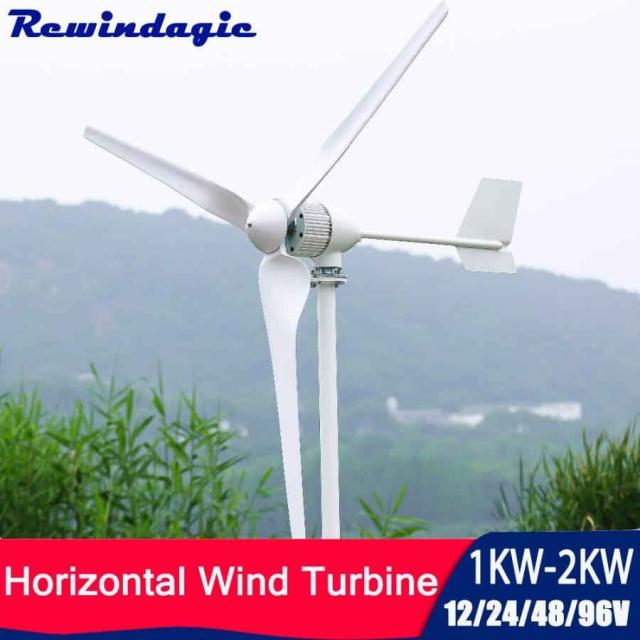 RX-1000H3 風力発電 家庭用 業務用 1000W 小型風力タービン発電機フィットホームライトやボート_4