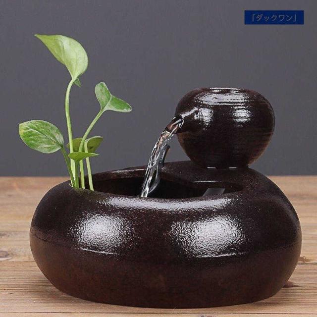 ミニ噴水 装飾 癒やし インテリア雑貨 風水 オブジェ 滝の通販は 12,000円