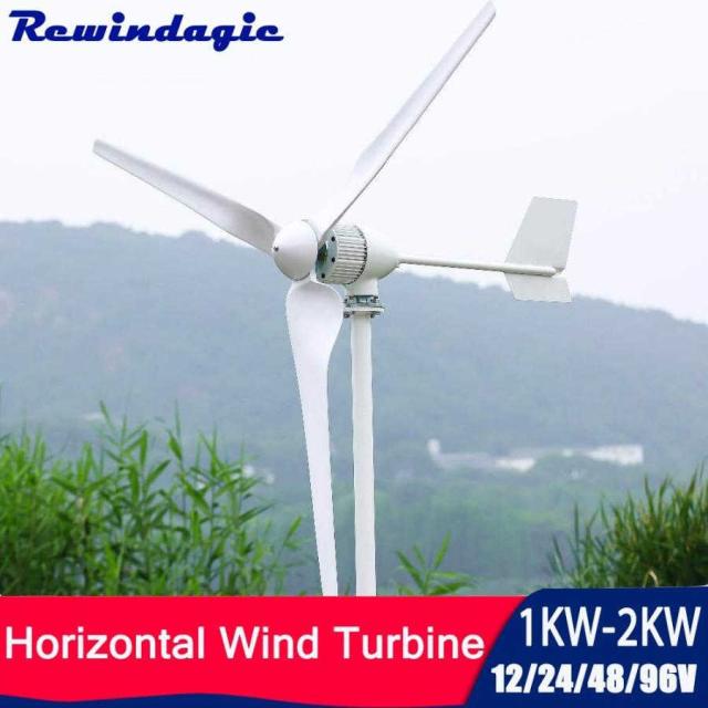 RX-1000H3 風力発電 家庭用 業務用 1000W 小型風力タービン発電機フィットホームライトやボート_4