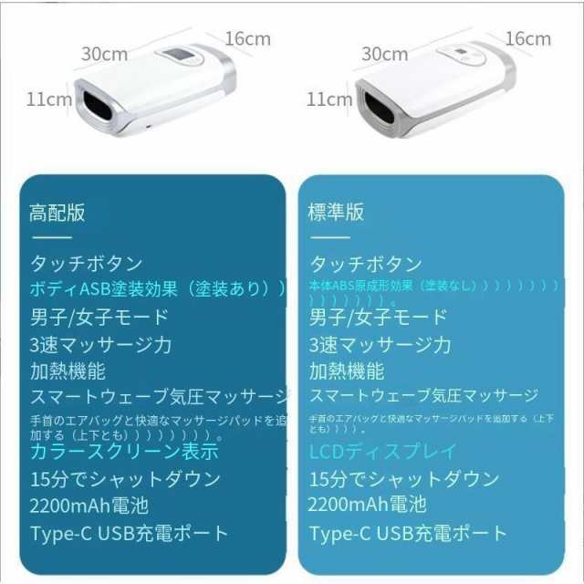 関節炎手根管鎮痛指のしびれのための電気電気ハンドマッサージャー