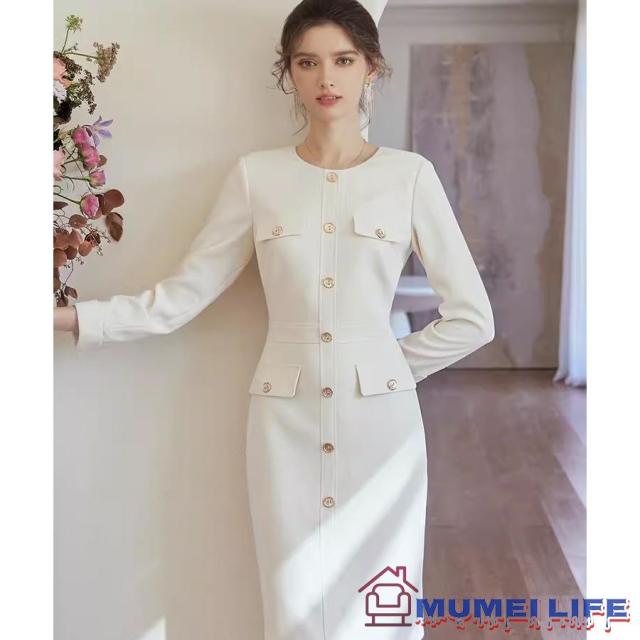 タイト 長袖 結婚式ワンピース フォーマルドレス ディナーショー 両親 顔合わせ服装20代30代40代50代 お見合い お仕事 お呼ばれ 学校行事 春秋冬