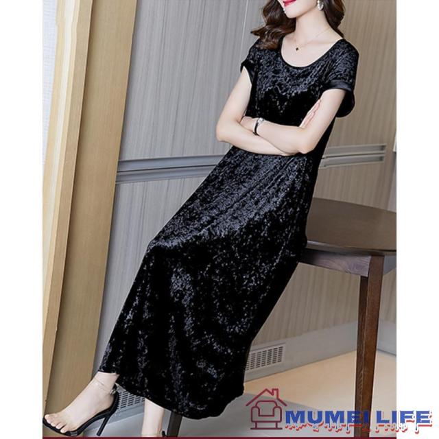 ベロア サック 結婚式ワンピース フォーマルドレス お食事会 両親 顔合わせ服装40代50代60代70代 お見合い 母親 叔母 祖母 姪 ぽっちゃり お呼ばれの通販は