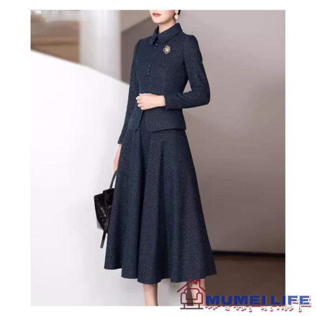 セットアップ フレア ロングスカートジャケット フォーマル セレモニー おしゃれ カジュアル 顔合わせ服装 50代 母親 60代 入園入学式 卒業式 ママ_2