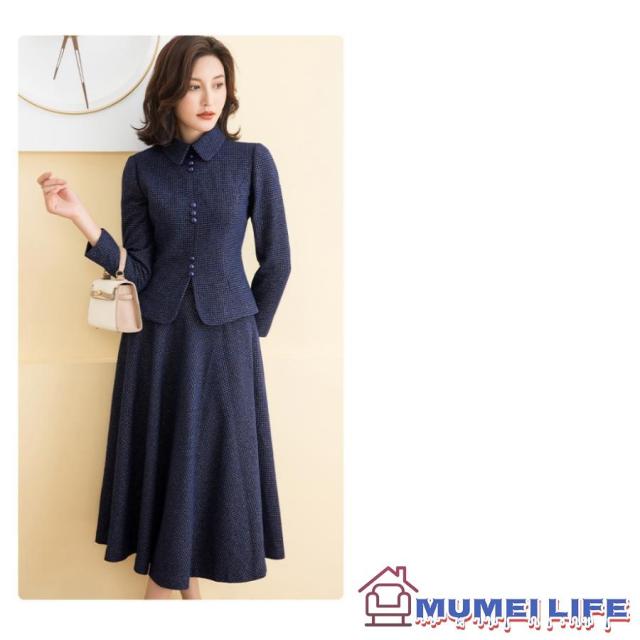 セットアップ フレア ロングスカート ジャケット フォーマル セレモニースーツ おしゃれ カジュアル 顔合わせ服装 50代 母親 60代 入学式 卒業式_8