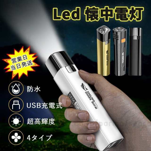 限​定​販​売​】 ハンディライト 懐中電灯 led 超強力 小型ライト 充電