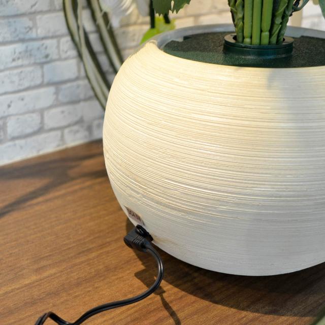 グランドルミナスアレンジメントフラワー 光触媒 彩の華 電源コード式 026 胡蝶蘭 高さ52cm×横幅50cm×奥行45cm LED 盆提灯 盆ちょうちん 灯篭 造花