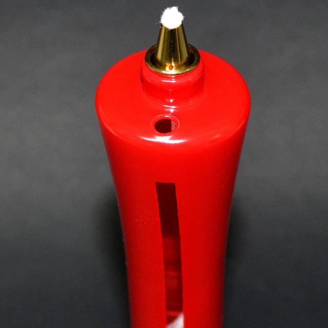 Ｌサイズ 赤白ペア 006 紅白ろーそく 液体微煙オイルろうそく本体 高さ２３ｃｍ ２本セット 液体ロウソク 永遠とわＴＨＯＷＨＡ ローソク 仏壇
