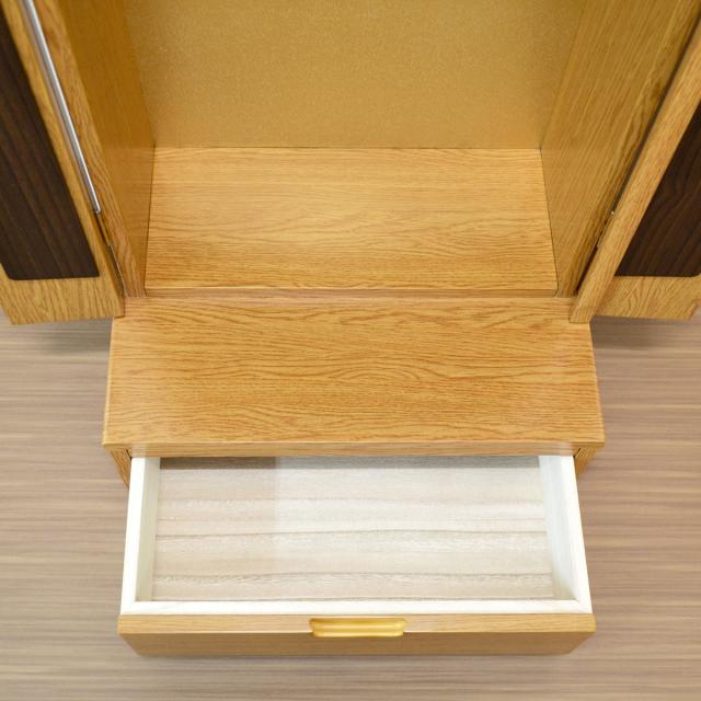 ミニ仏壇 ＬＥＤ照明付き 特装ご本尊様対応 041 ライトオーク 創価学会用上置き仏壇 コンパクト仏壇 モダンデザイン SGI SOKA_9