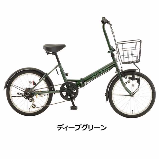 折りたたみ自転車 20インチ 6段変速 カギ付き フル装備 コンパクト GCM06B カゴ付 カゴ付き 自転車 おしゃれ 折り畳み自転車 カゴ  折り畳の通販はau PAY マーケット - サイクルランドナニワau PAY マーケット店 | au PAY マーケット－通販サイト