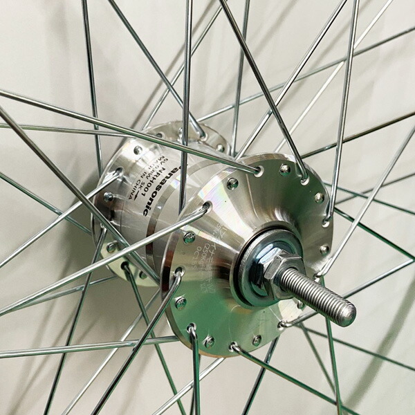 アルミリム 26x1-3/8 ハブダイナモ 2端子 カプラータイプ