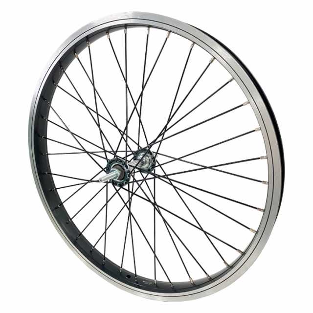 自転車用 フロントホイール 20x1.50 前輪 黒 36H ナット止め リム幅 32mm パナソニック 電動アシスト自転車対応 20インチ