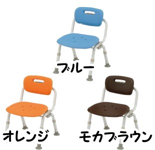 PN-L40721D パナソニック シャワーチェア［ユクリア］ コンパクトおりたたみN オレンジ 背もたれ付き、ひじなしタイプ