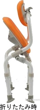 PN-L41421A パナソニック シャワーチェア［ユクリア］ コンパクトワンタッチおりたたみN ブルー 背付き、ひじなしタイプ_1