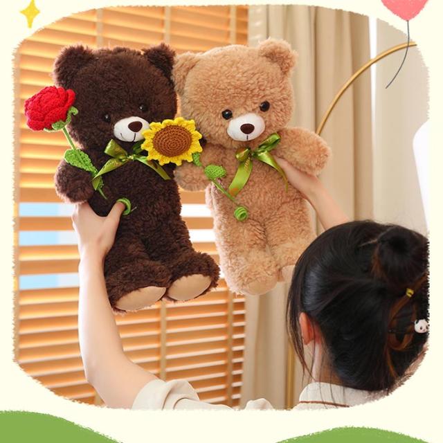 テディベア ぬいぐるみ くま 熊 クマのぬいぐるみ フラワー 花束
