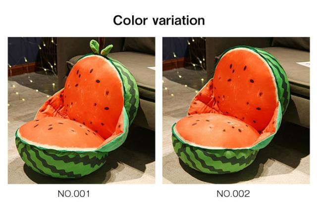 スイカ クッション 座布団 座椅子 リアル 果物 抱き枕 椅子用