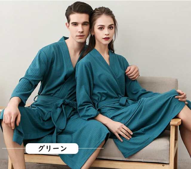 バスローブ 男女兼用 薄手 ロング丈 レディース メンズ 風呂 バスローブ 男女兼用 薄手 ロング丈 レディース メンズ 風呂