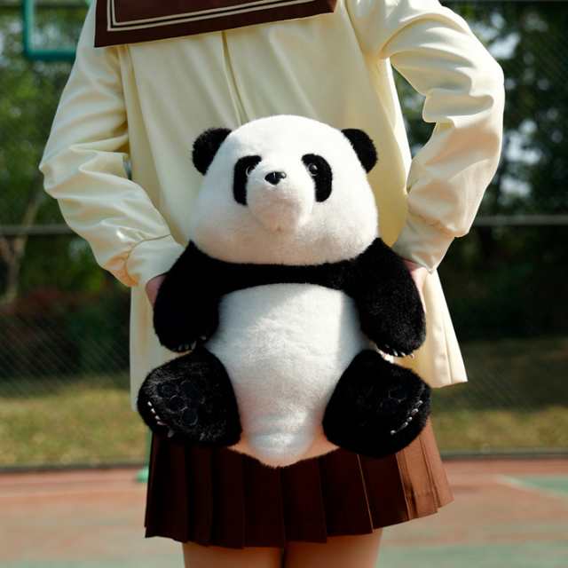 リアル パンダ ぬいぐるみ panda ぱんだ 抱き枕 本物そっくり ペット 40cm 動物 おもちゃ ふわふわ かわいい 萌え萌え　癒し系 お祝い