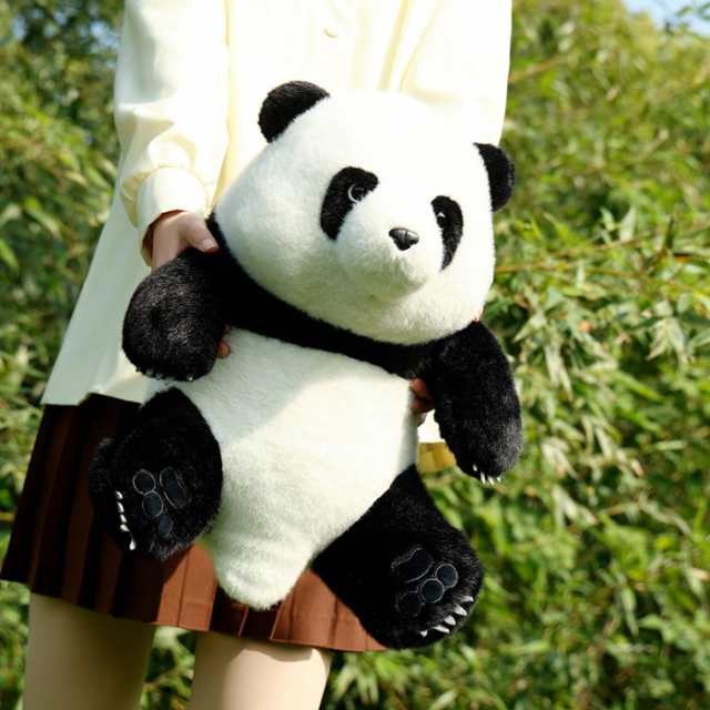 リアル パンダ ぬいぐるみ panda ぱんだ 抱き枕 本物そっくり ペット 40cm 動物 おもちゃ ふわふわ かわいい 萌え萌え　癒し系 お祝い