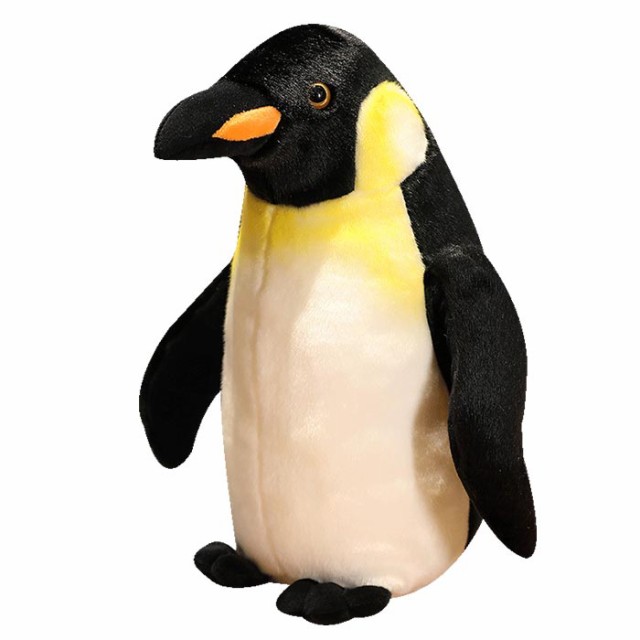 リアル　ペンギン ぬいぐるみ ふわふわ 可愛い ペンギン 抱き枕 癒しい おもちゃ 20cm クリスマス ギフト 誕生日 ギフト プレゼント｜au  PAY マーケット