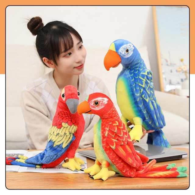 ぬいぐるみ インコ 鸚鵡 鳥 シミュレーション リアル オウム おもちゃ 鸚鵡 バード 癒しグッズ 可愛い オカメインコ セキセイインコ 動物おもちゃ  クリスマス インテリア 子供 贈り物 プレゼントの通販はau PAY マーケット - ゆゆか | au PAY マーケット－通販サイト