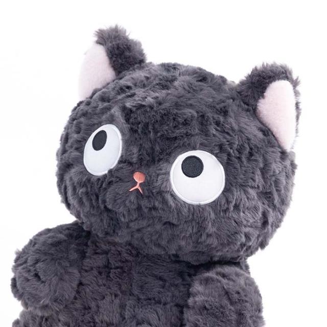 レトロ 猫 ねこ ネコ ぬいぐるみ 可愛い 黒猫 いっしょがいいね NEWぬいぐるみ クロ 黒 猫 ネコ 内藤デザイン