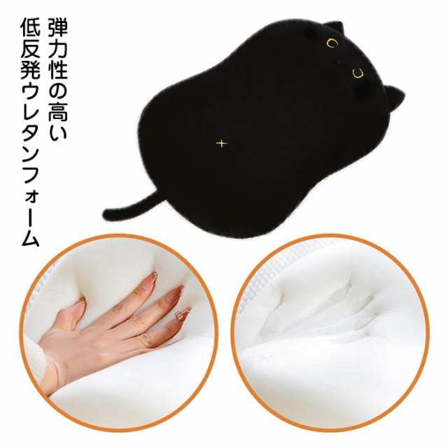 安眠枕 まくら 枕 可愛いネコ 健康枕 猫の腹枕 首枕 ピロー 柔らかい ふわふわ 快眠枕 快適な睡眠 安心感 ソフト 良い手触り　頸椎にフィ