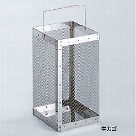 【法人限定】 ゴミ箱　ステンレスくず入れ　角型　18.4L　回転フタ付き　DK-025 （ ダストボックス ごみ箱 屑入 ）_1