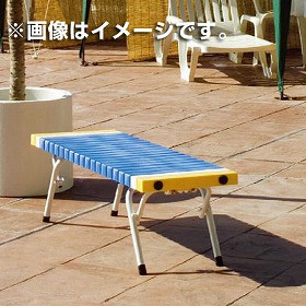 【法人限定】 ベンチ　ホームベンチ　背なし　折りたたみ式　150cm　3〜4人用 （ 送料無料 ベンチ プラスチック 樹脂製 長椅子 屋外 ）｜au  PAY マーケット