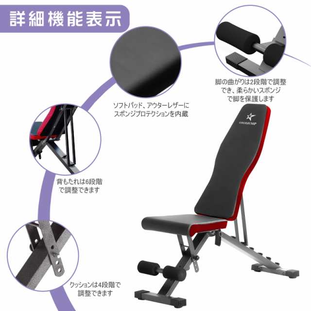 トレーニングベンチ フラットベンチ 耐荷重400KG | www.accentdental