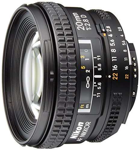 Nikon 単焦点レンズ Ai AF Nikkor 20mm f/2.8D フルサイズ対応（中古品）