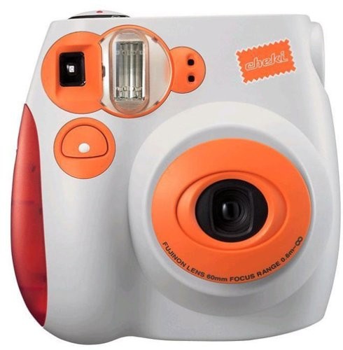 FUJIFILM インスタントカメラ チェキ instax mini 7 オレンジ INS MINI 7 O（中古品）
