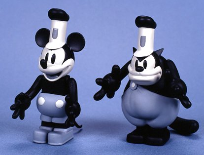 KUBRICK ミッキー&ピート ABS&PVC 塗装済みアクションフィギュア（中古品）の通販は 7,310円