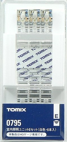 TOMIX Nゲージ 室内照明ユニット E 白色 6個入 セット 0795 鉄道模型用品（中古品）の通販は