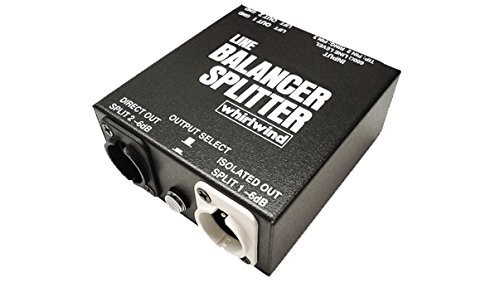 whirlwind 1 IN 2 OUTラインスプリッターボックス LINE BALANCER/SPLITTER（中古品）