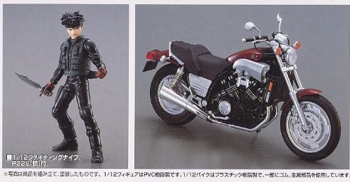 青島文化教材社 1/12 スプリガンNo1御神苗優&amp;V-MAX（中古品）