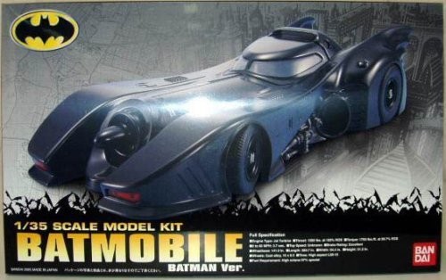 バットモービル(バットマンver.)1/35プラモデル（中古品）