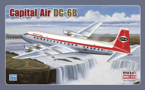 プラッツ 1/144 DC-6Bキャピタル航空 プラモデル MC14557（中古品）