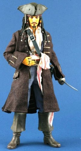 RAH(リアルアクションヒーローズ) JACK SPARROW(1/6スケール ABS&amp;ATBC-PVC（中古品）