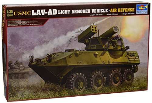 トランペッター 1/35 USMC LAV-AD プラモデル（中古品）