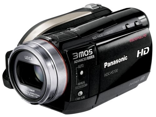 パナソニック デジタルハイビジョンビデオカメラ ブラック HDC-HS100-K（中古品）